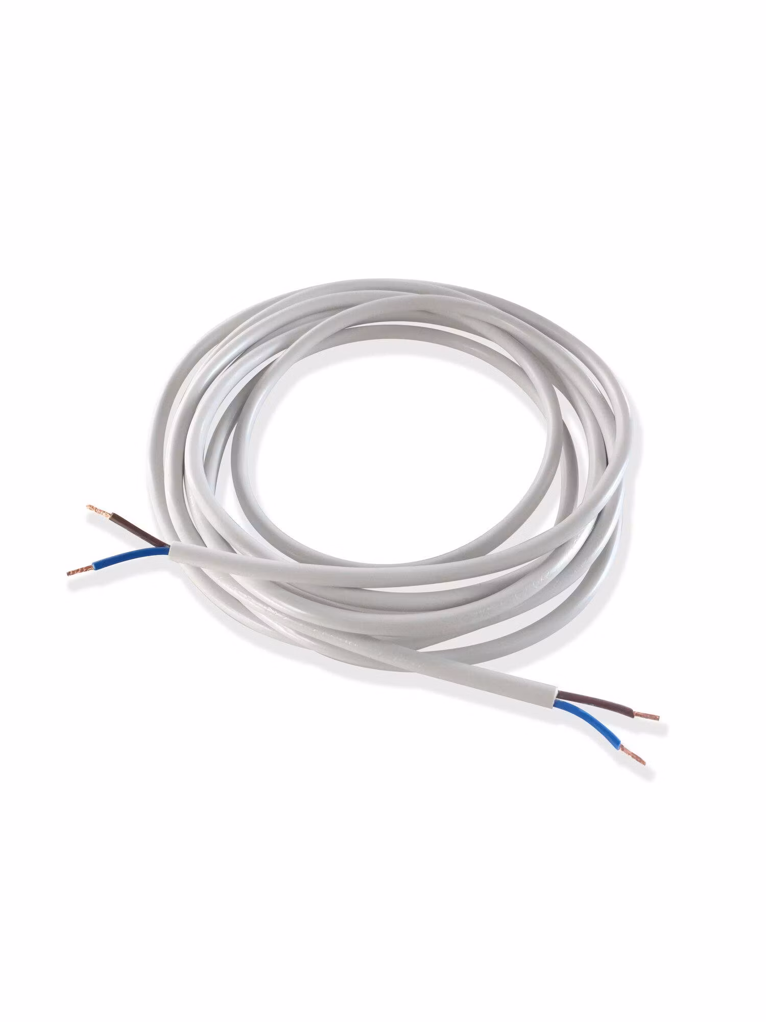 Kabel rund SKK2x0,75 Vit, 3m