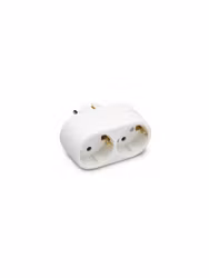 Grenkontakt vägg 2:a White 9cm