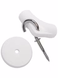 Sladdupph. svanhals Vit 4,5cm
