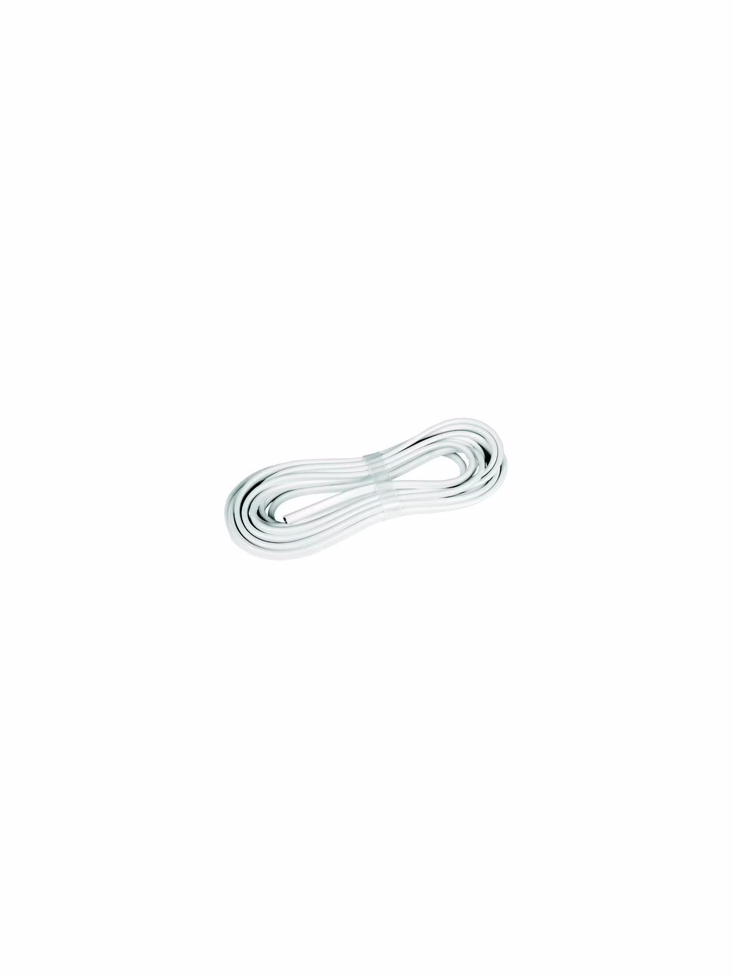 Lampsladd 5m Vit, Flat 2x0,75