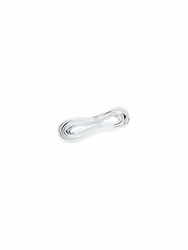 Lampsladd 5m Vit, Flat 2x0,75