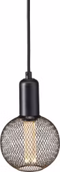 Grid fönsterlampa Svart, 12,5cm