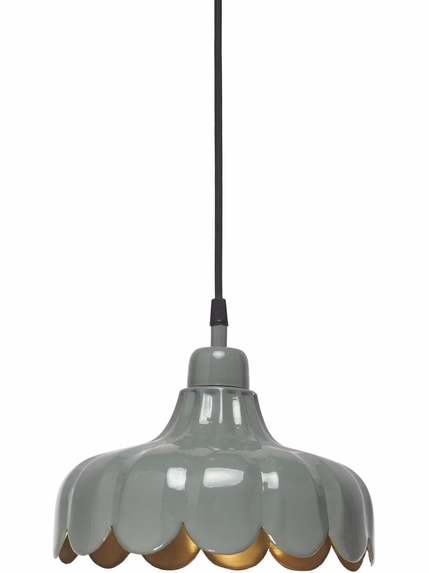 Wells tak/fönsterlam Grön/guld 24cm