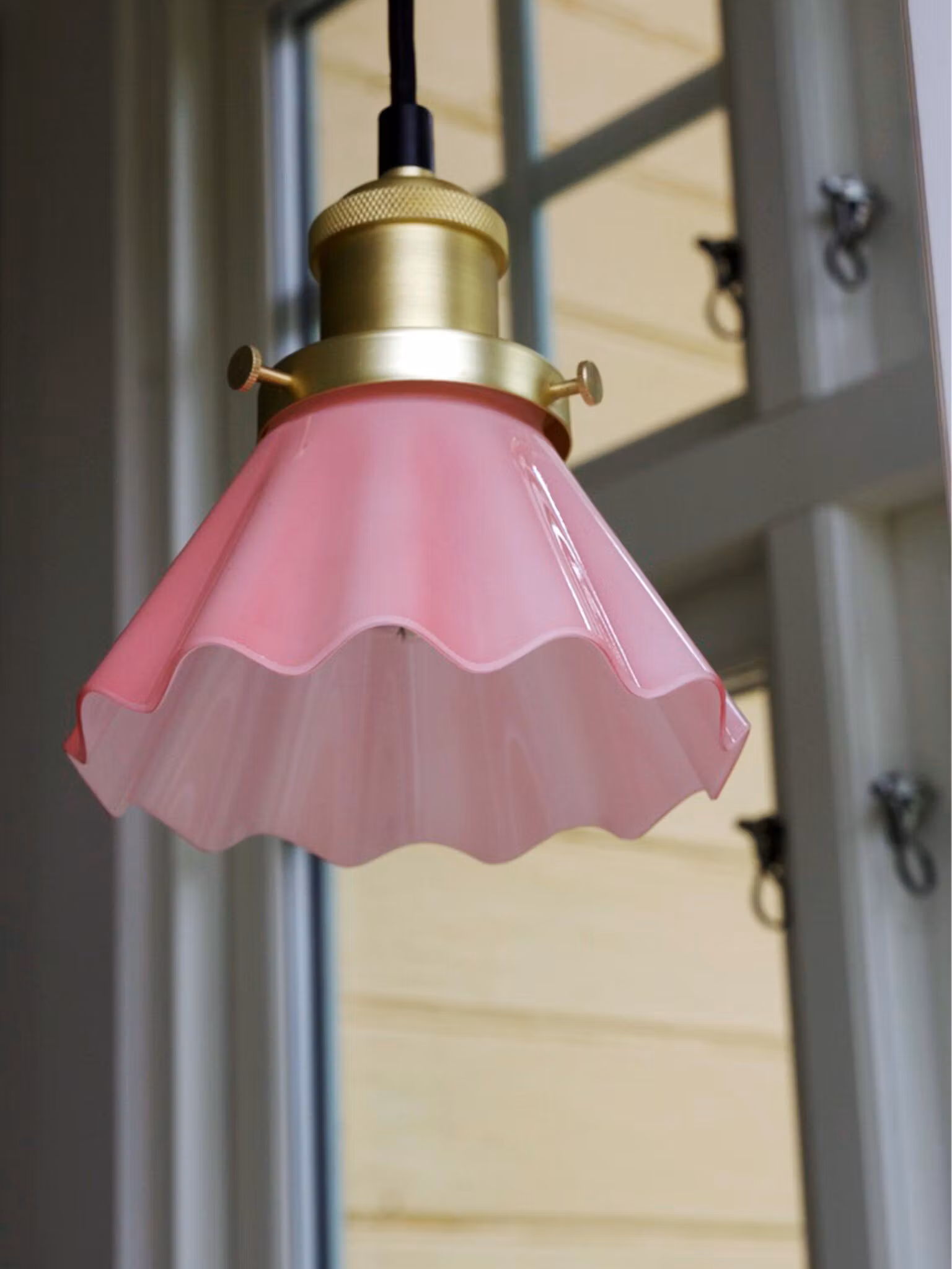 August Fönsterlampa Rosa 15cm