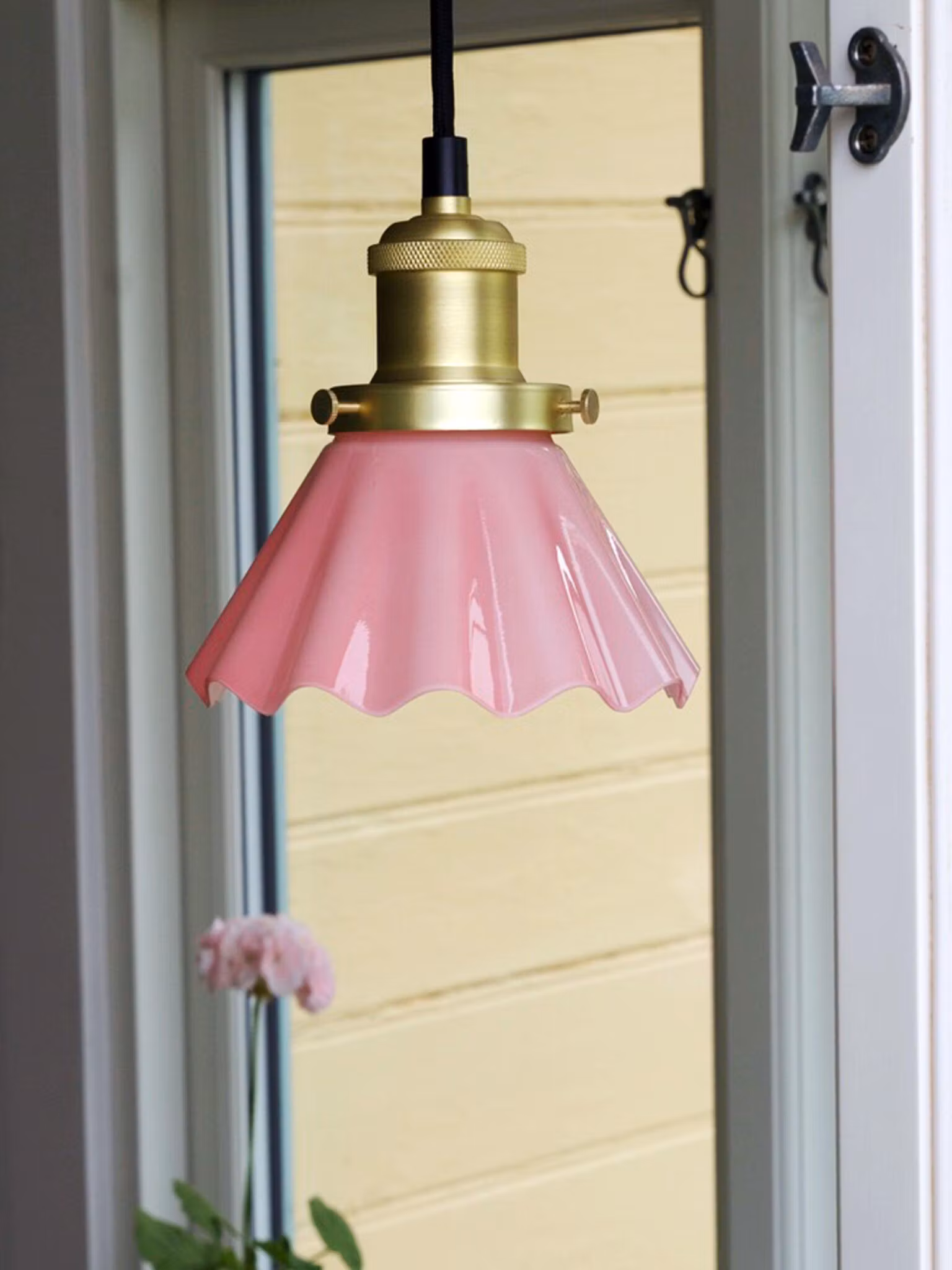 August Fönsterlampa Rosa 15cm