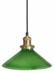 August Fönsterlampa Grön 25cm