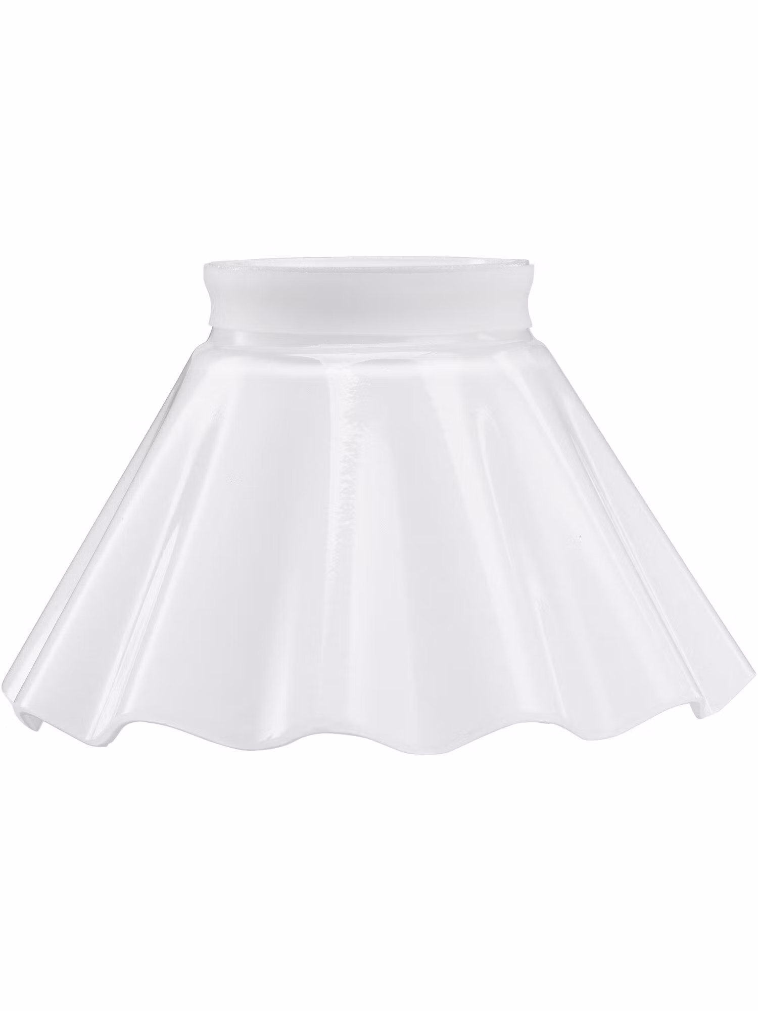 August Lampskärm Opal veckad 15cm