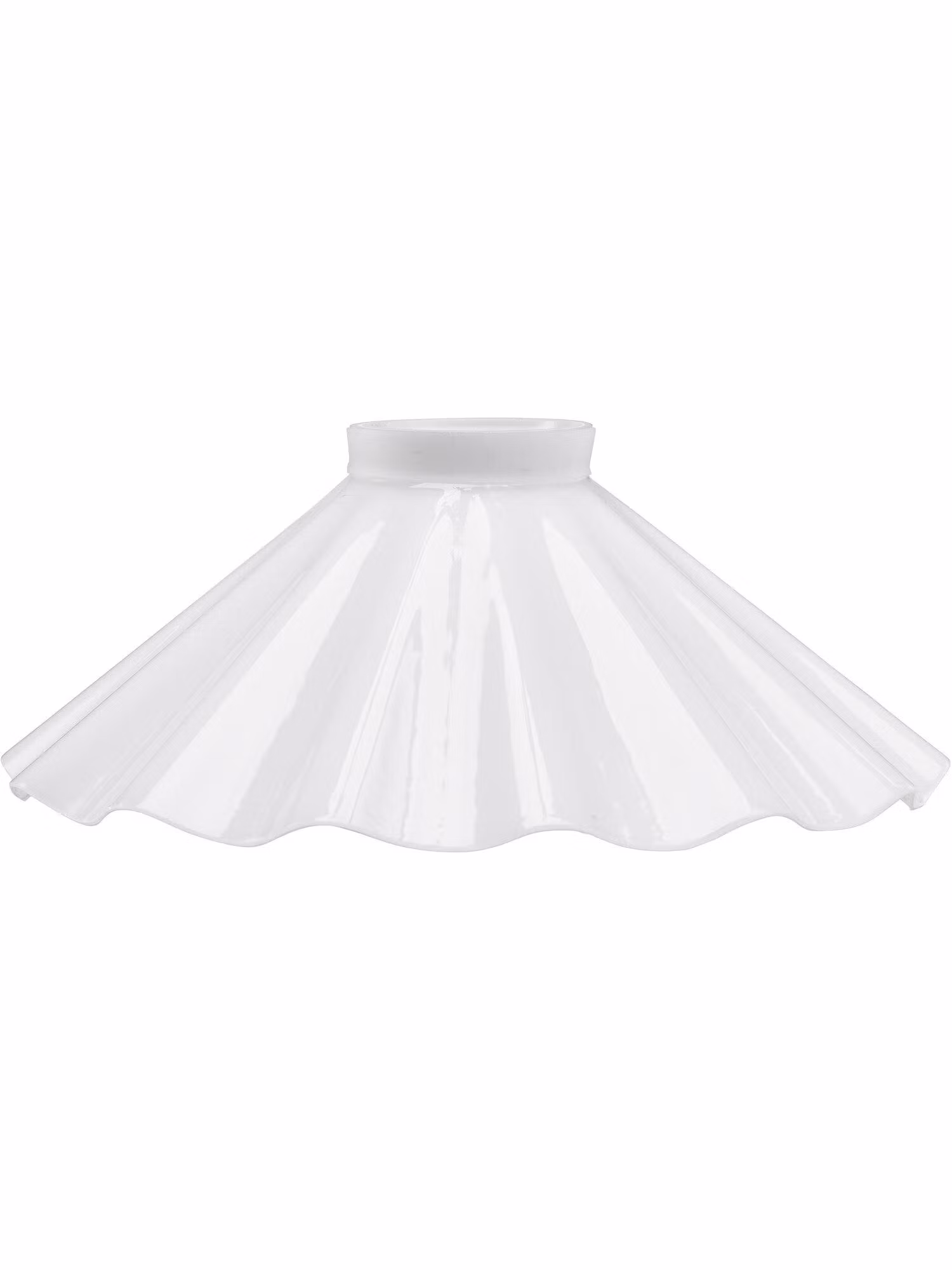 August Lampskärm Opal veckad 25cm