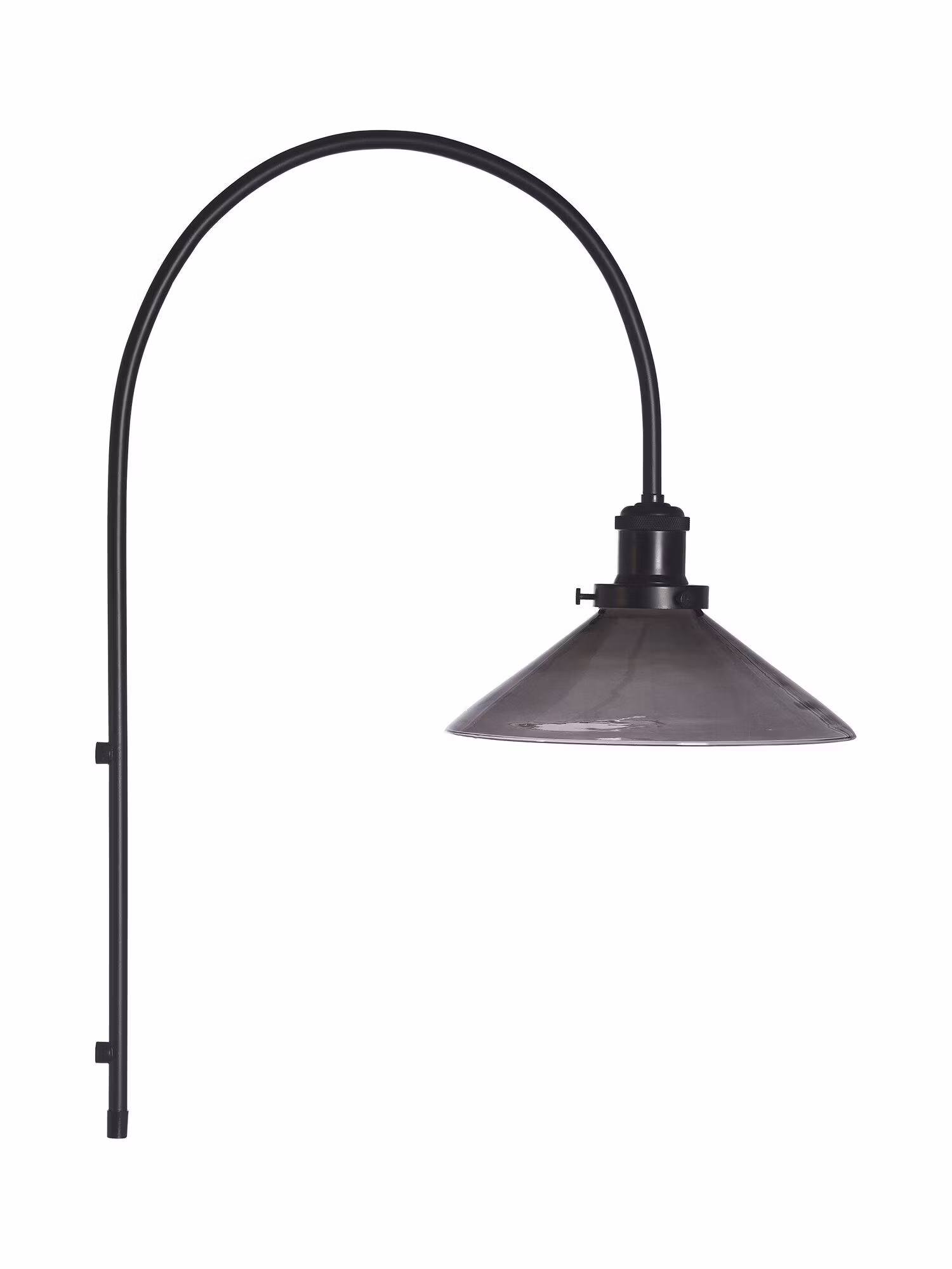 August Vägglampa Svart 25cm