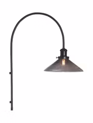 August Vägglampa Svart 25cm