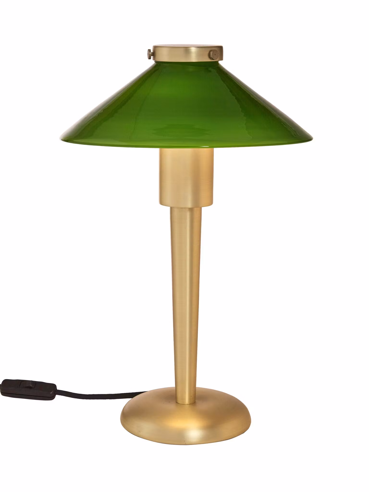 August Bordslampa Grön 34cm