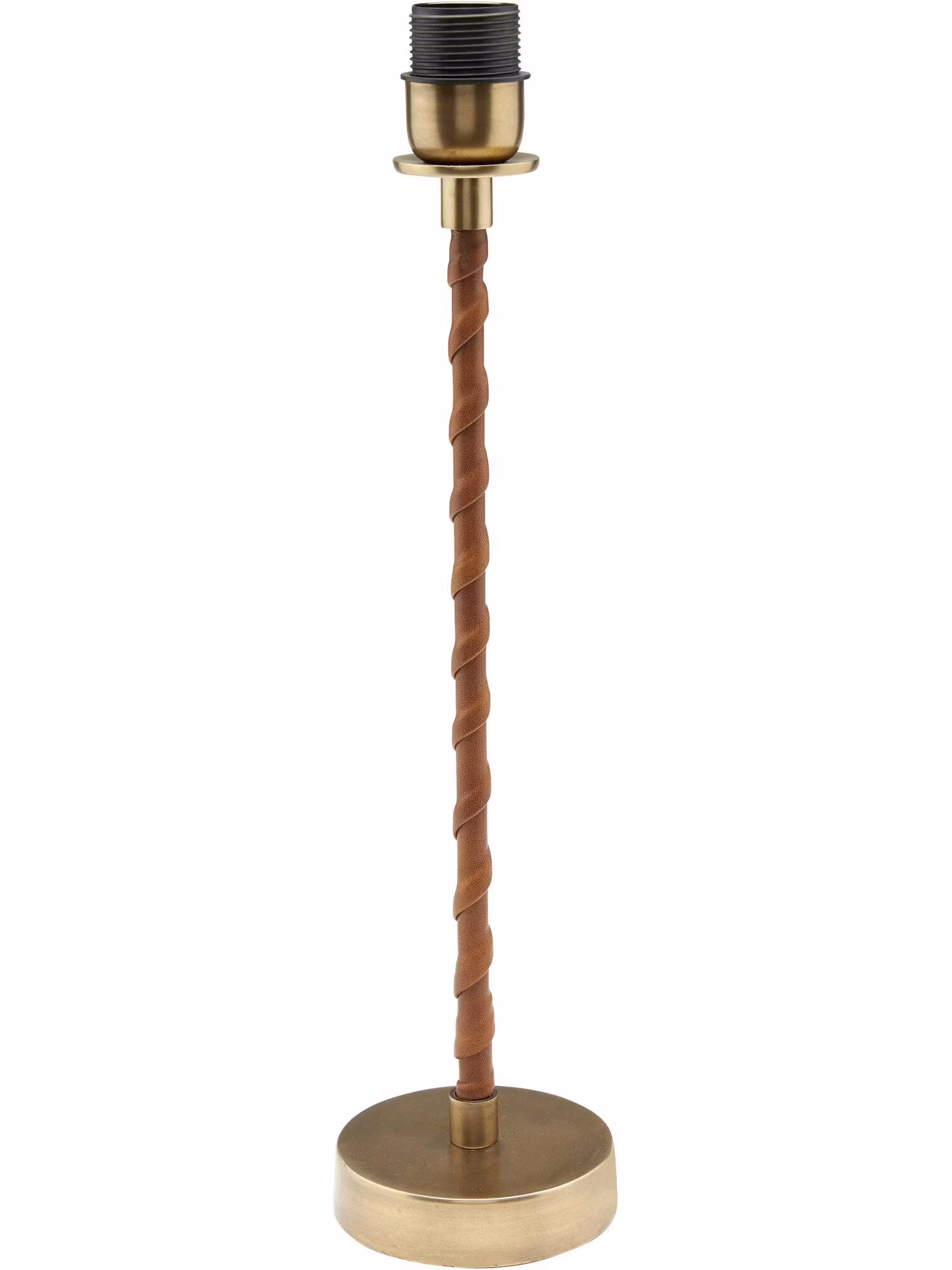 Nora lampfot Antikmässing 46cm