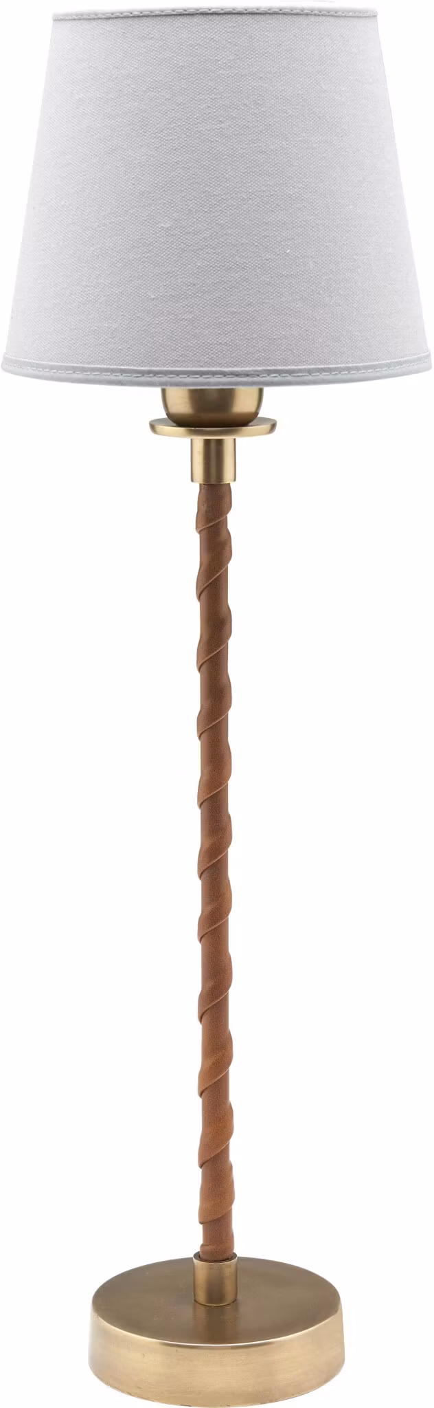 Nora lampfot Antikmässing 46cm