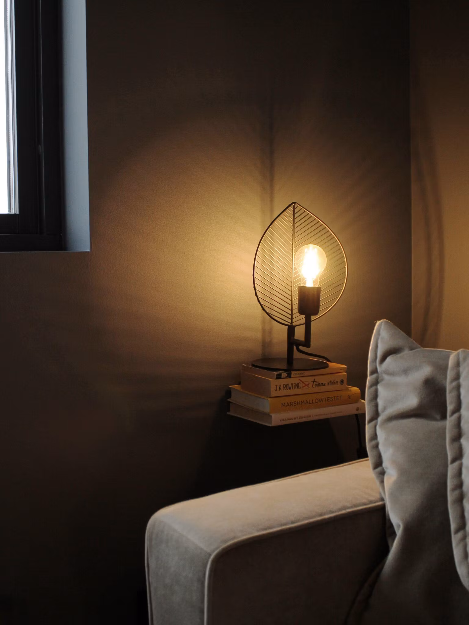 Elm bordslampa S Svart 32,5cm