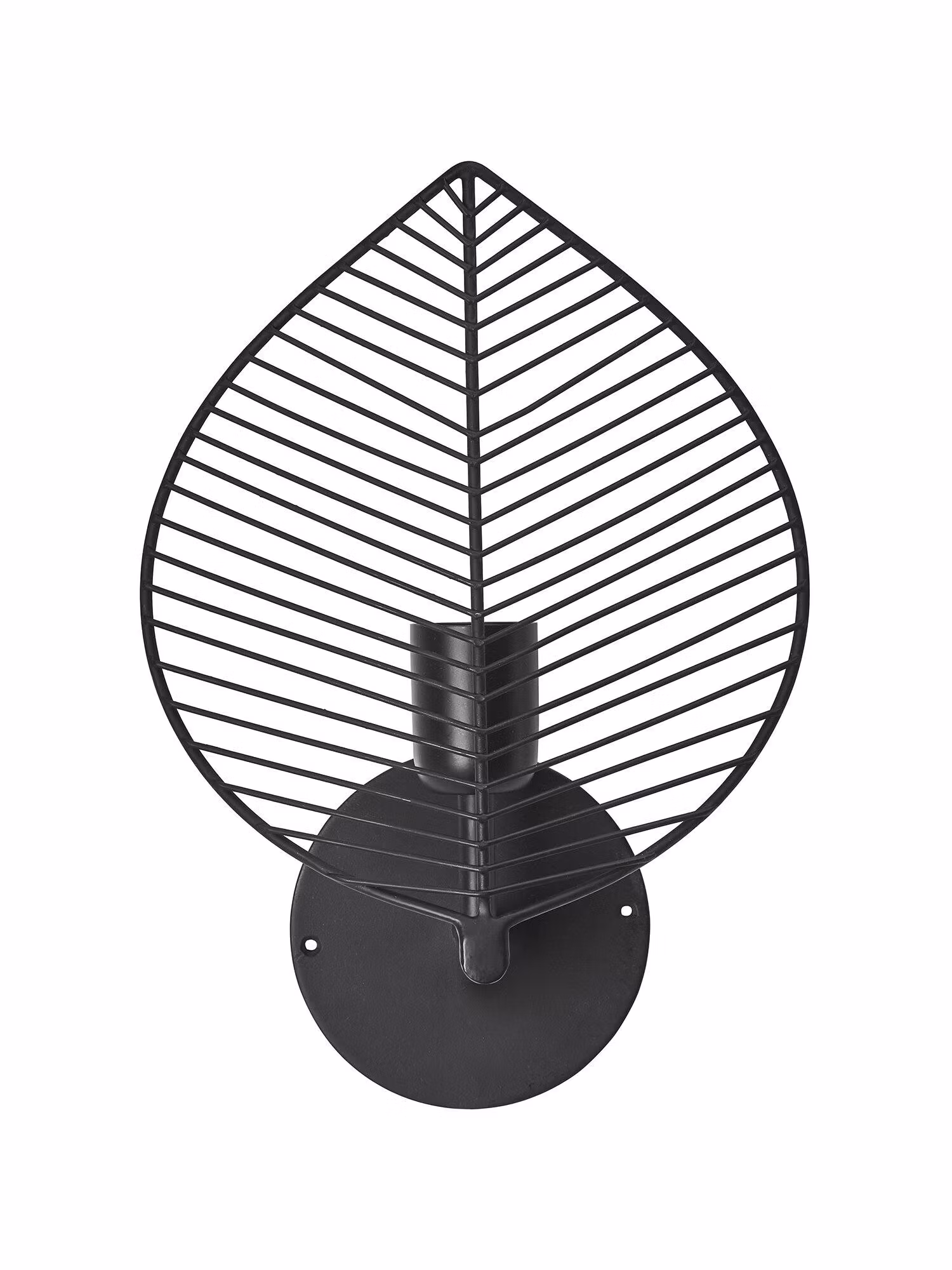 Elm vägglampa Svart 33cm