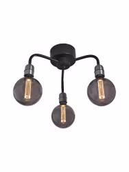 Loft plafond Svart 37cm