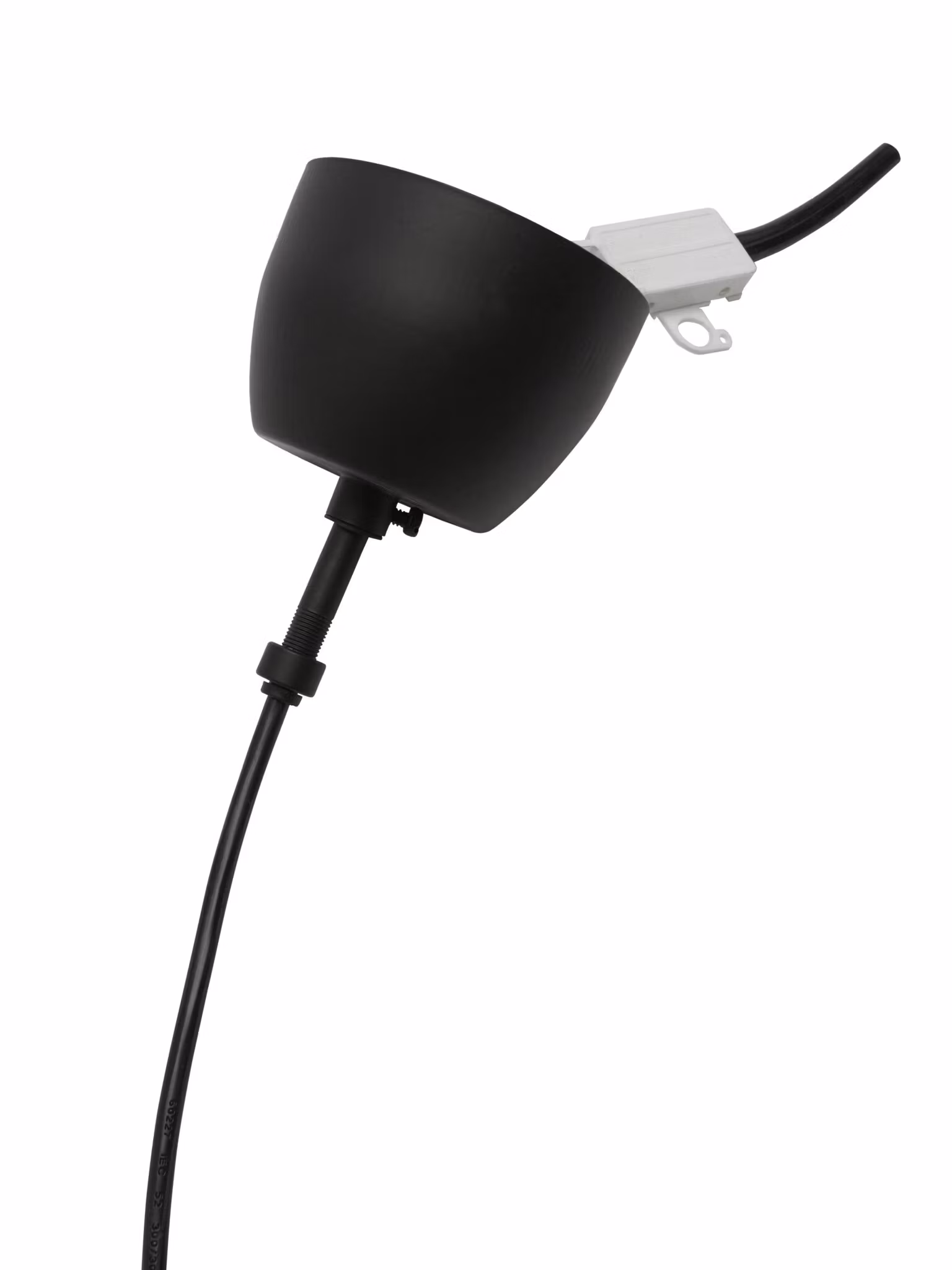 Solo taklampa Matt svart 26cm
