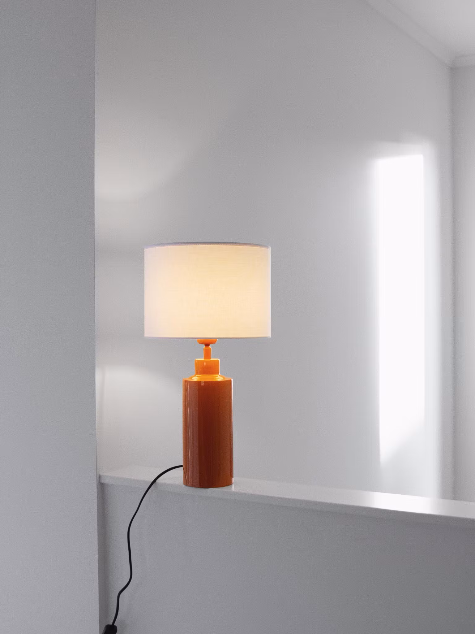 Solo lampfot Blank orange 32cm