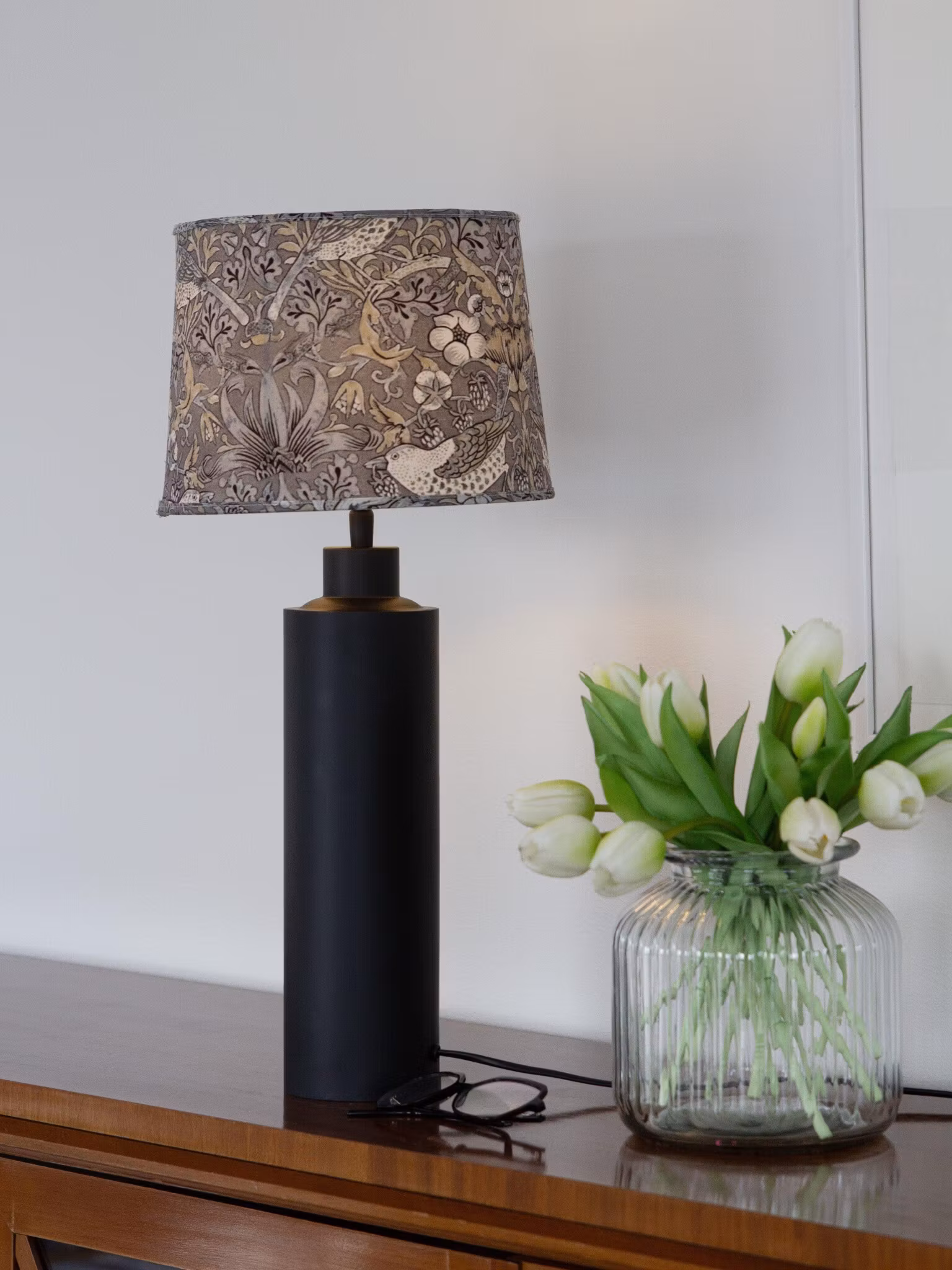 Solo lampfot Matt svart 44cm