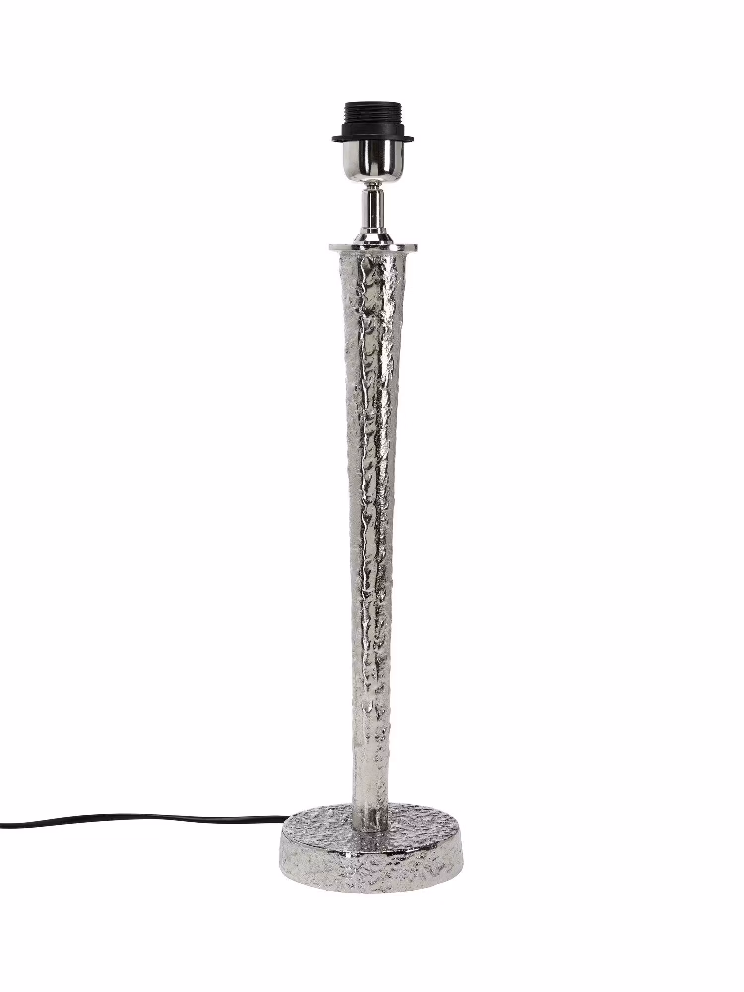 Bob lampfot Silver 53 cm