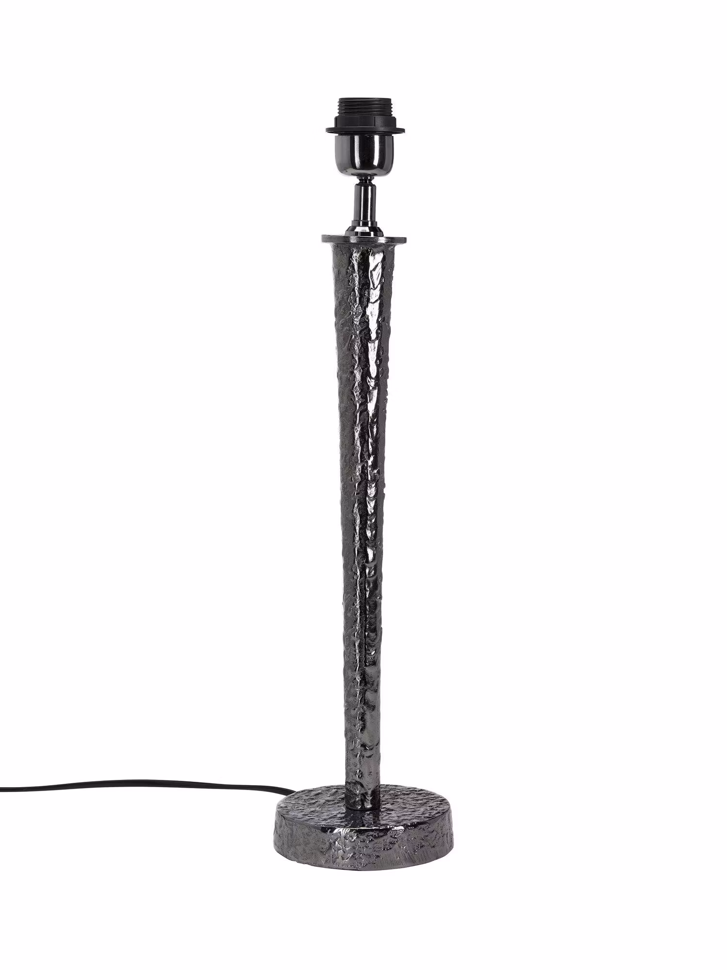 Bob lampfot Svart nickel 53 cm