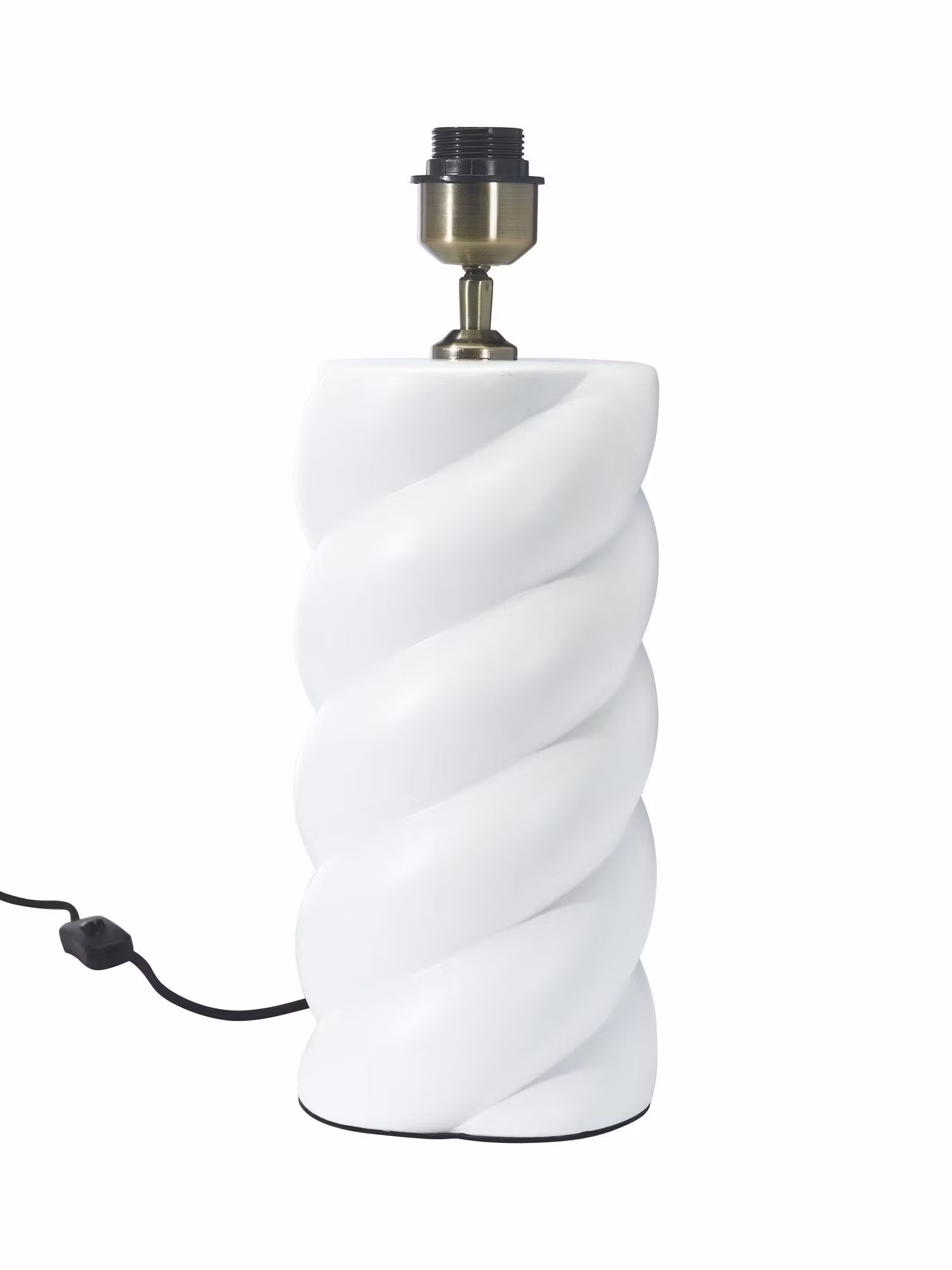 Spin lampfot Vit 41cm