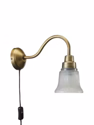 Emmi vägglampa Antikmässing 34cm