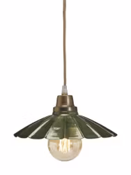 Ester fönsterlampa Mörkgrön 24cm