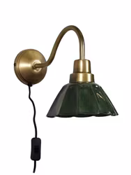 Ester vägglampa Mörkgrön 34cm