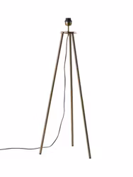 Base golv tripod Antikmässing 105cm
