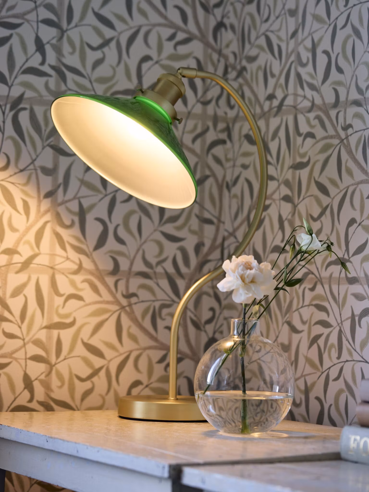 Axel Bordslampa Grön 25cm