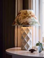 Hazel Lampfot Beige 43cm