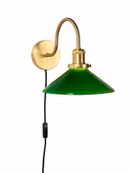 Axel Vägglampa Grön 25cm