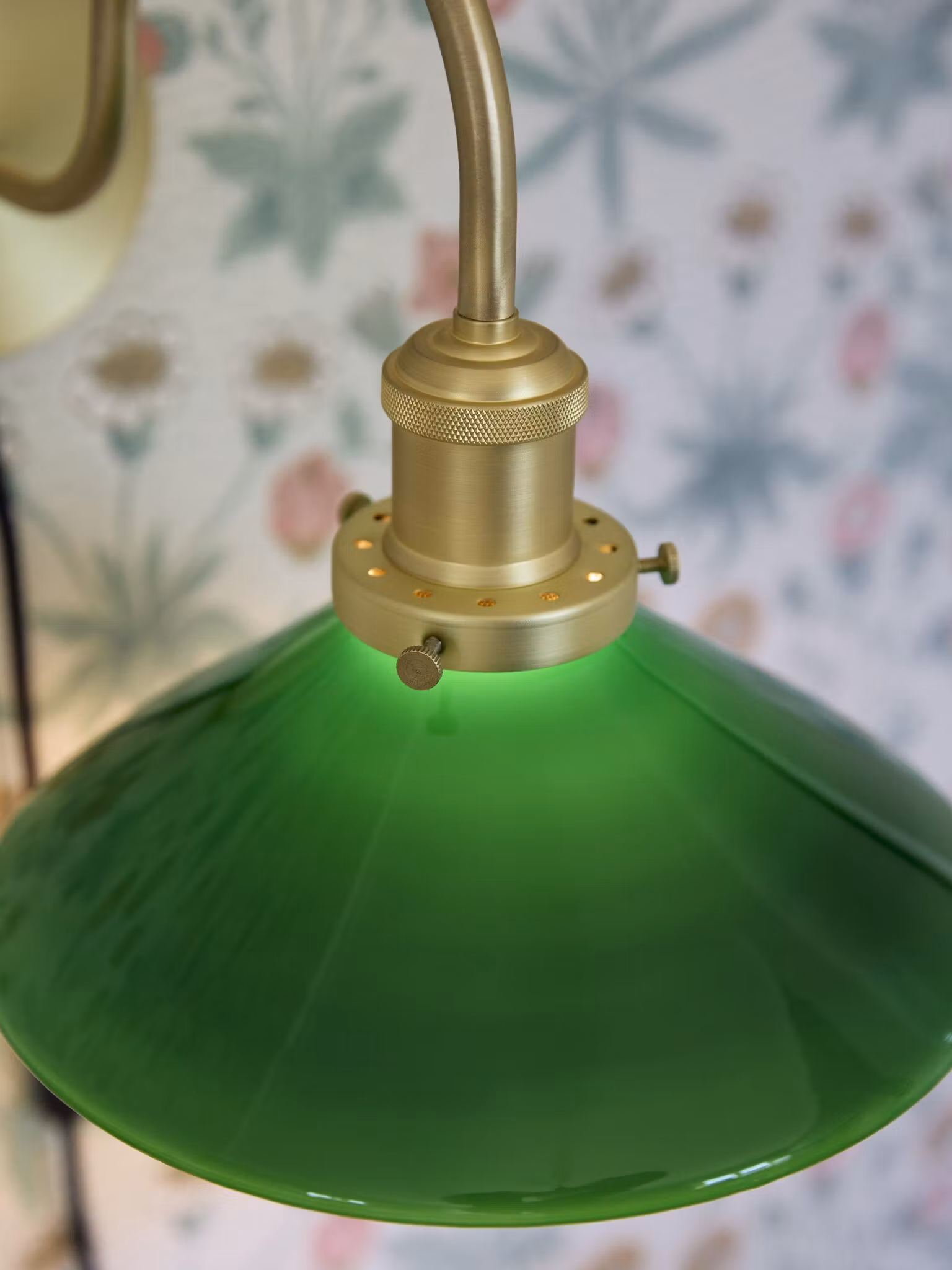 Axel Vägglampa Grön 25cm