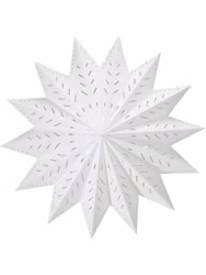 Alfa Julstjärna Vit 50cm