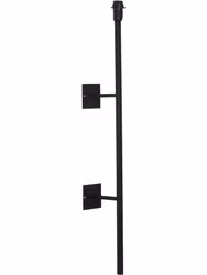 Rod vägglampa Svart 108cm