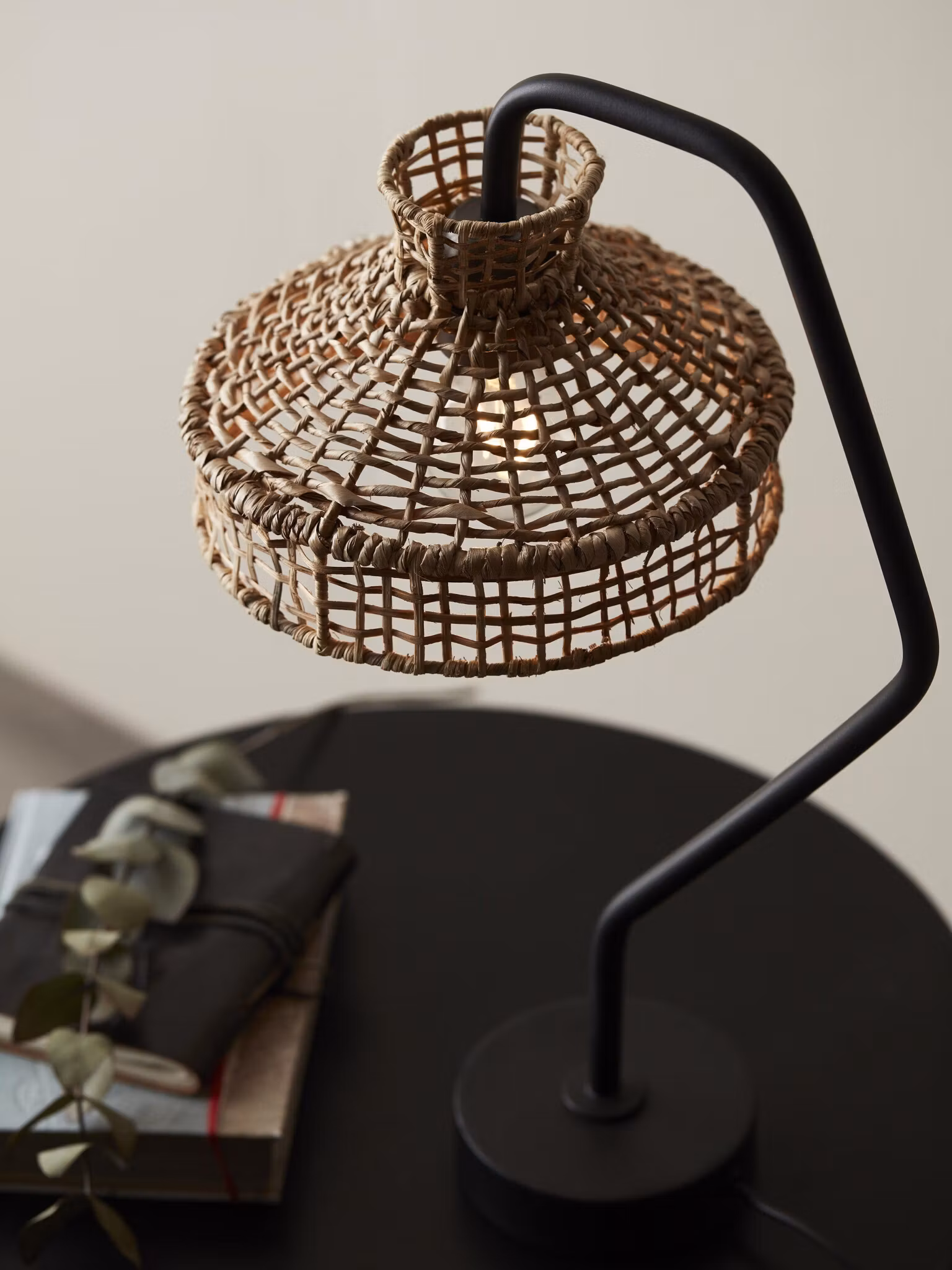 Loft bordslampa Svart 49cm