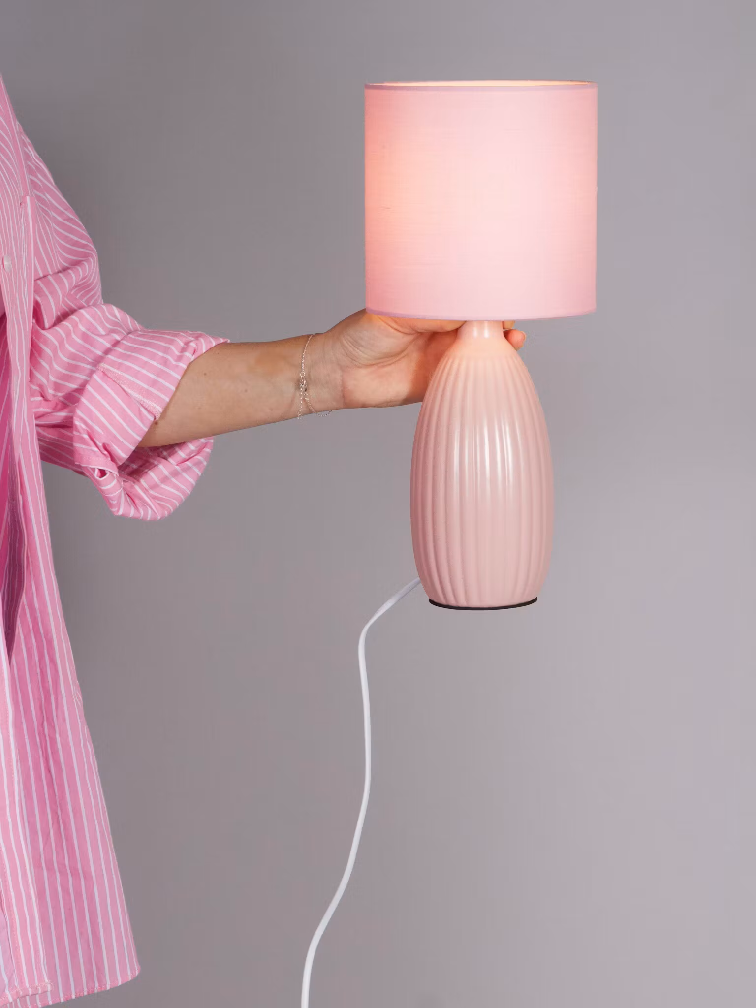 Uno Bordslampa Rosa 37cm