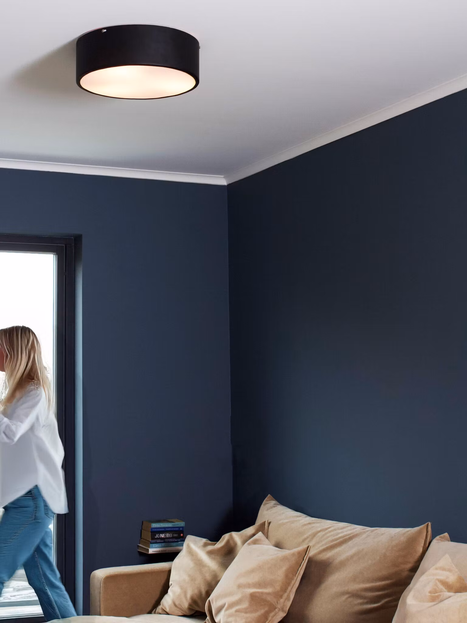 Colmar Plafond Svart 41cm