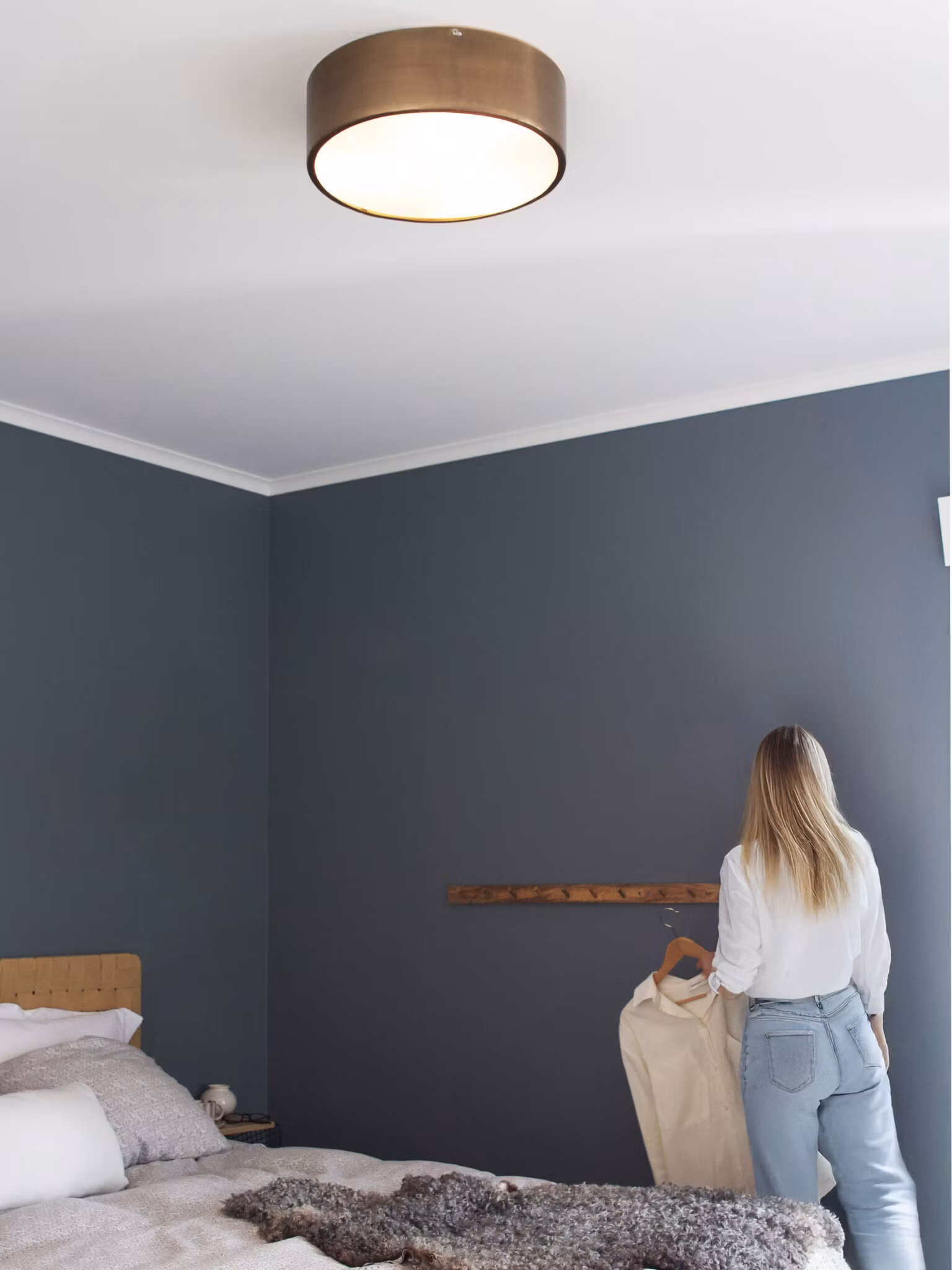 Colmar Plafond Mässing 41cm