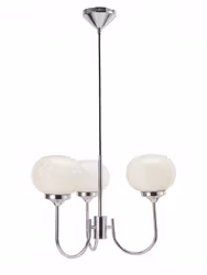 Elsy Taklampa Vit krom 59cm