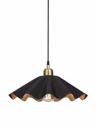 Aira taklampa Svart/Mässing 41cm