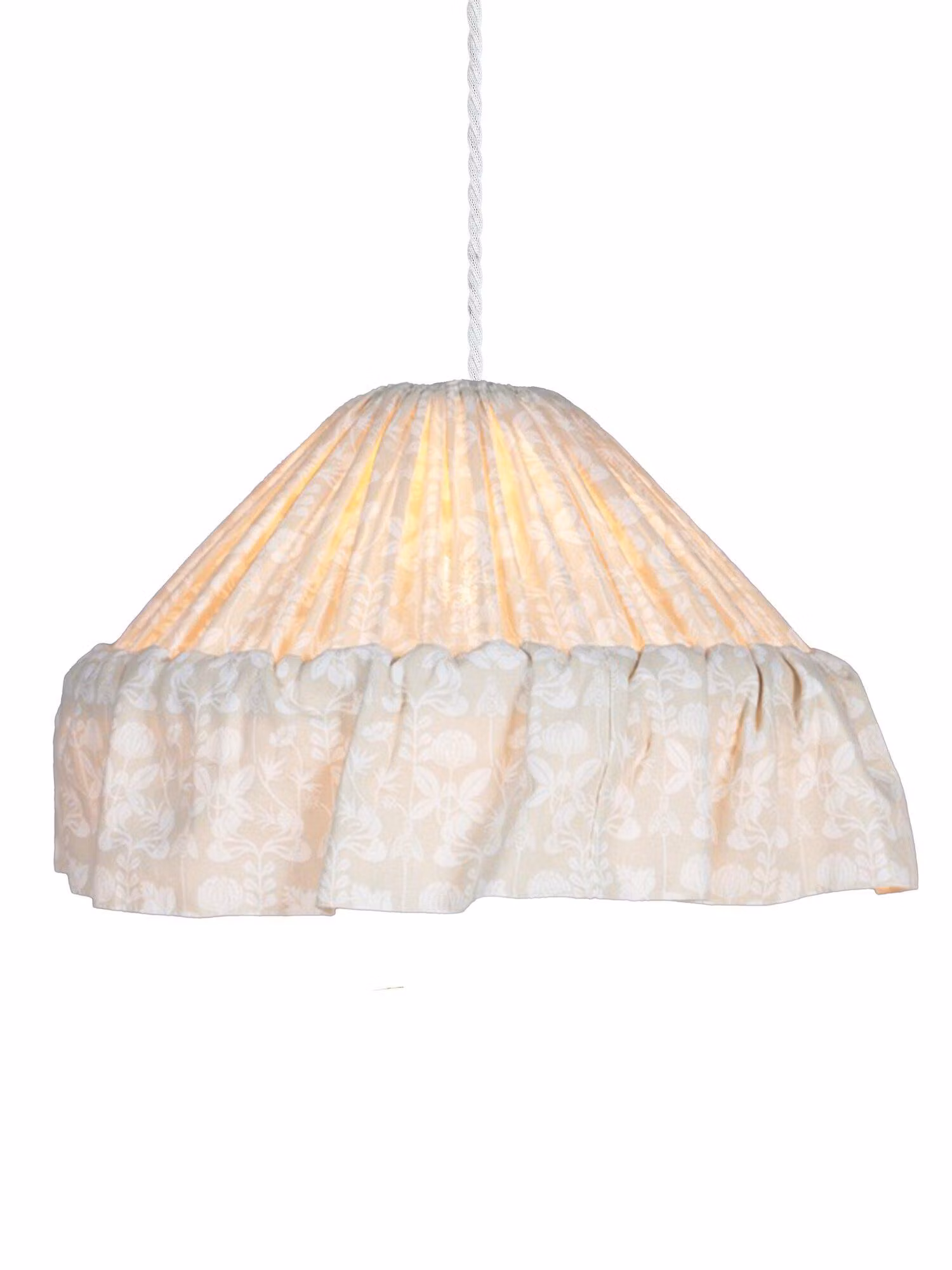 Stina Taklampa De Mina Beige 40cm