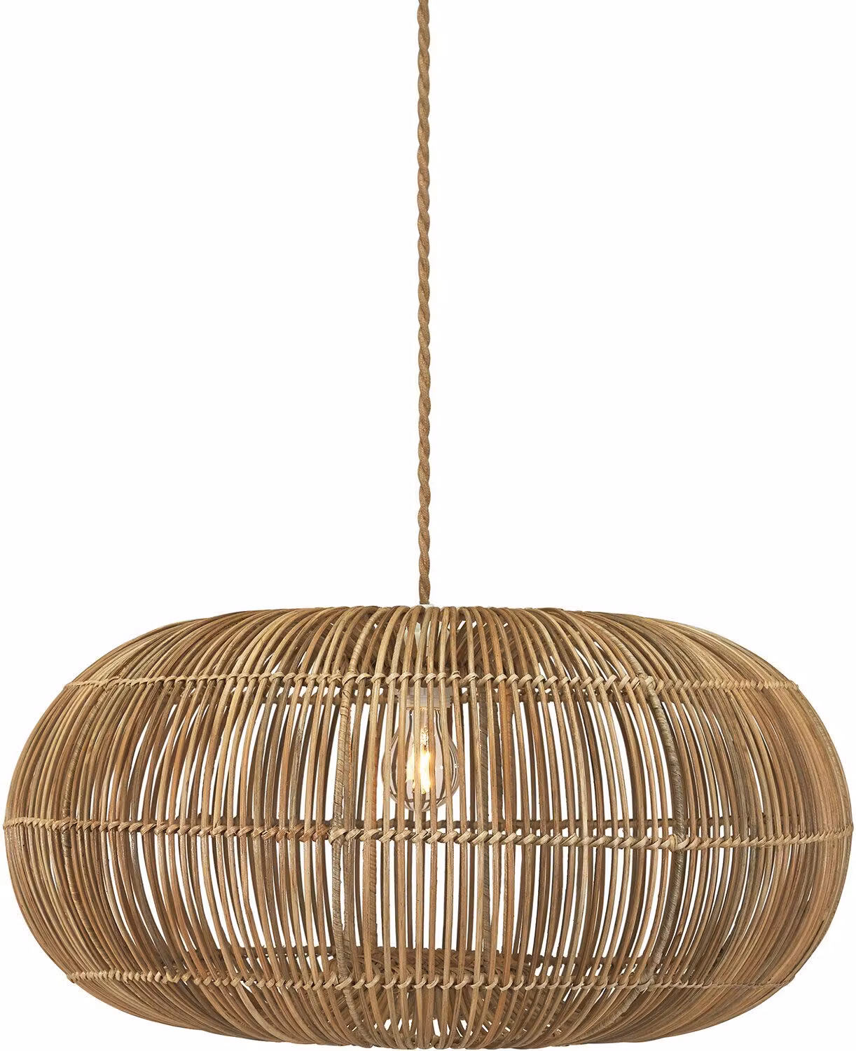 Zuri Taklampa Natur 61cm