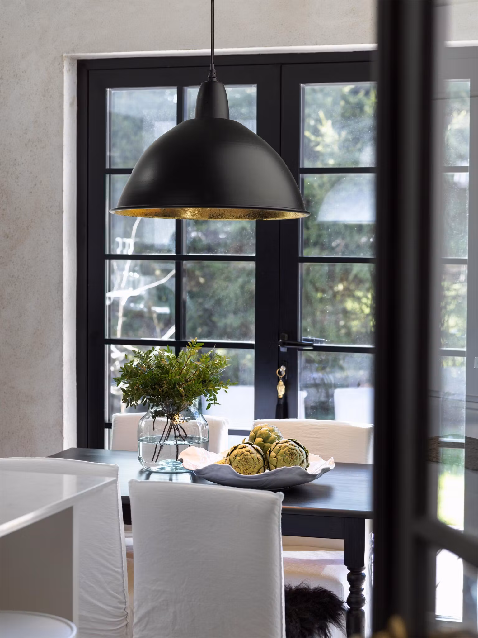 Classic Taklampa Svart 47cm