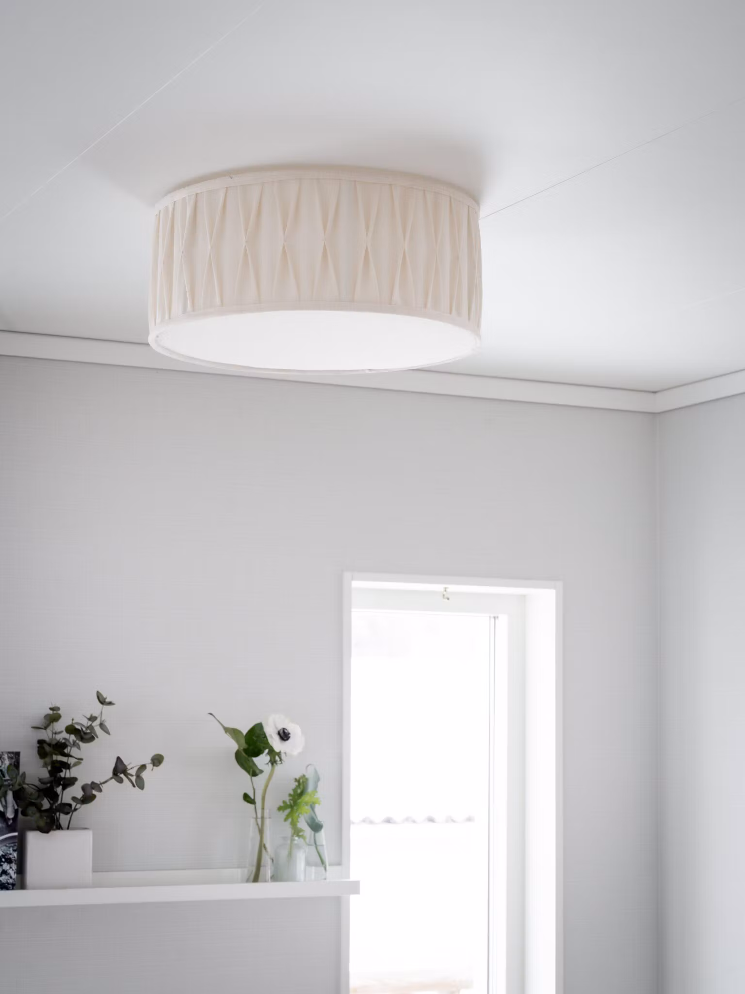 Plafond Plissé Stygn Offwhite 45cm