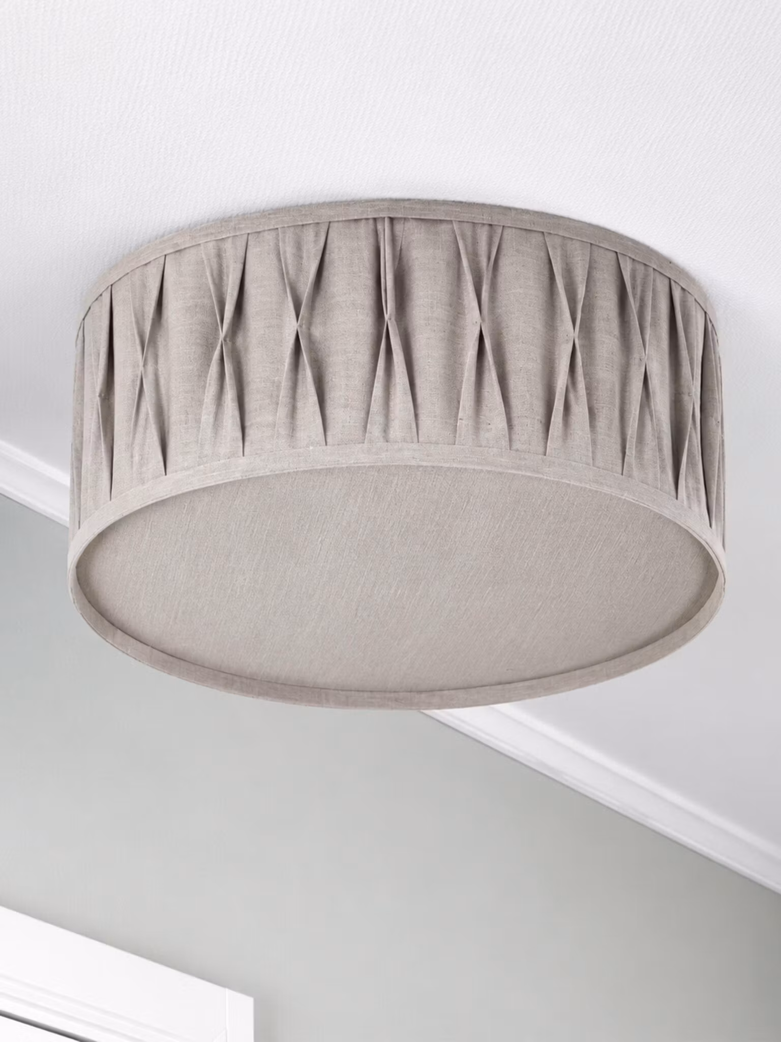 Plafond Plissé Stygn Natur 45cm