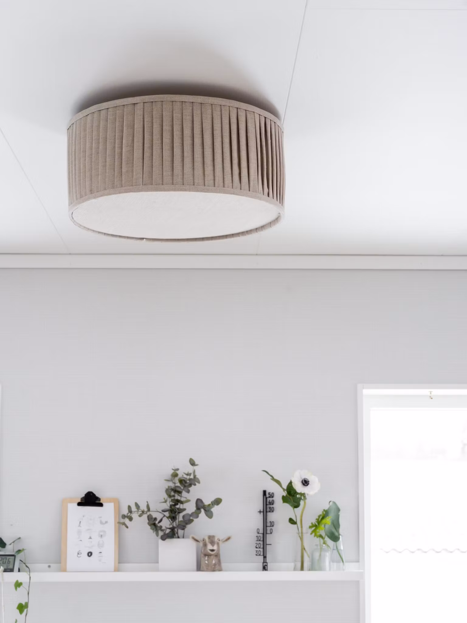Plafond Plissé Natur 45cm