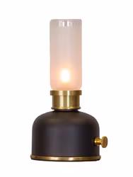 Frida bordslampa Svart mässing 11x22c
