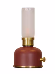 Frida bordslampa Mörkröd mässing 11x2